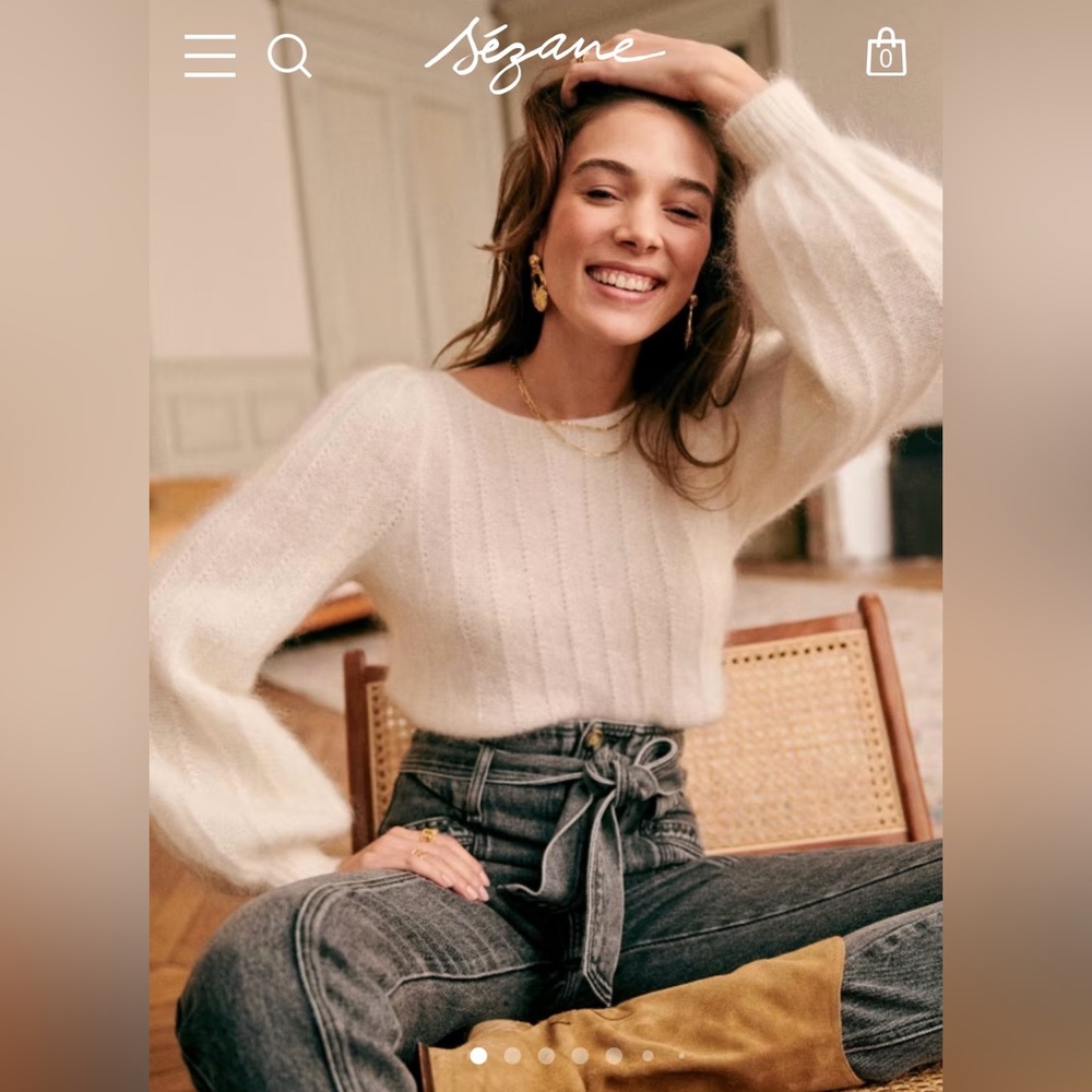 NWOT Sezane Aretha jumper